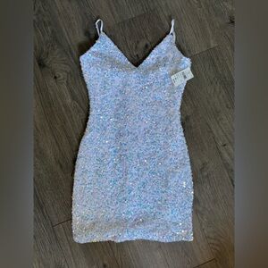 Windsor Iridescent Sequin Dress
